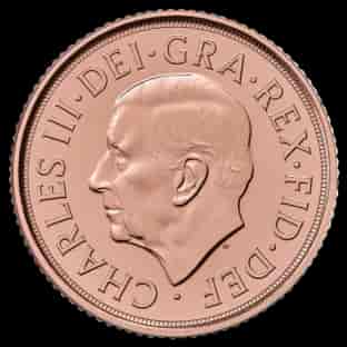 Złoty Suweren Król Karol III  2022 - image 1