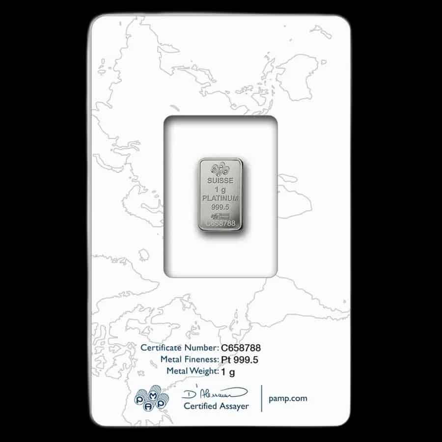Sztabka 1g Platyny PAMP - image 2