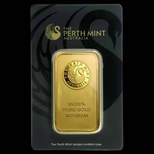 Sztabka 100g Złota The Perth Mint - image 1