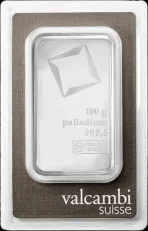 Sztabka 100g palladu Valcambi - image 1
