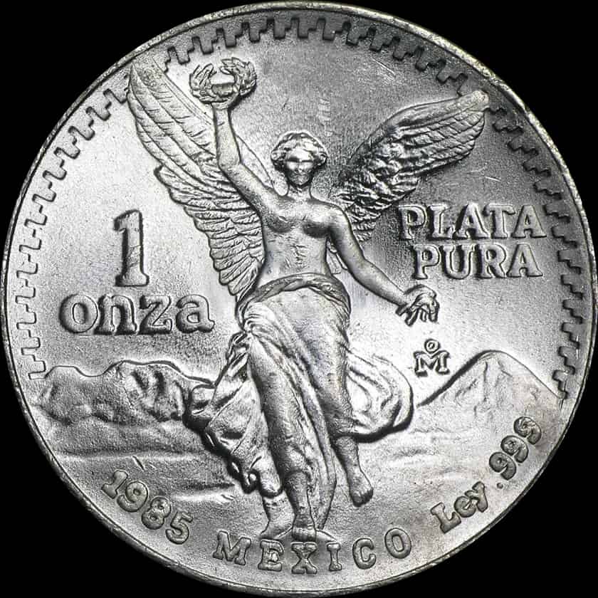 Mexican Libertad 1 uncja srebra 1985 - image 1