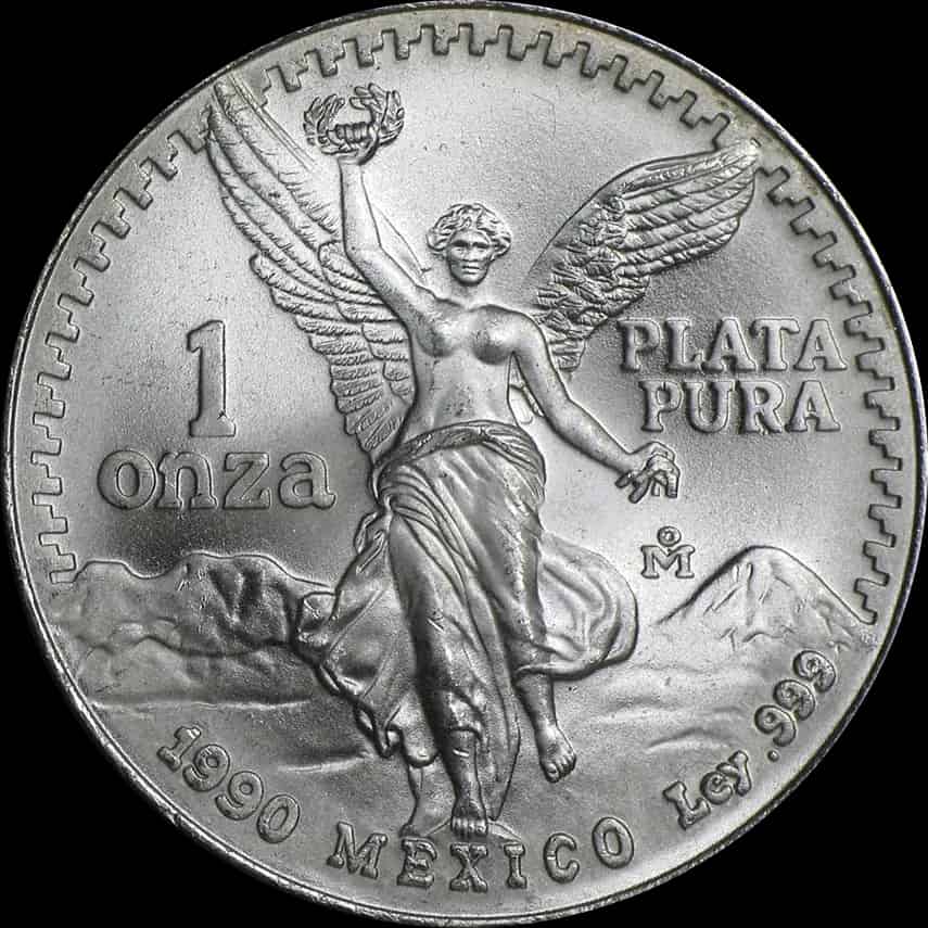Mexican Libertad 1 uncja srebra 1990 - image 1