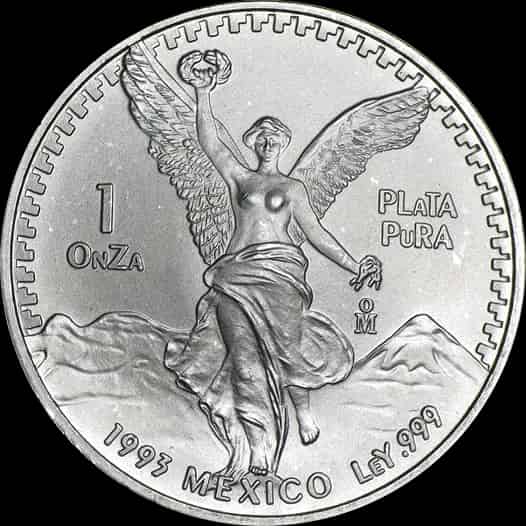 Mexican Libertad 1 uncja srebra 1993 - image 1