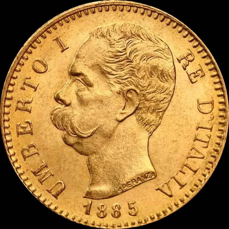 20 Włoskich Lirów Umberto I - image 1