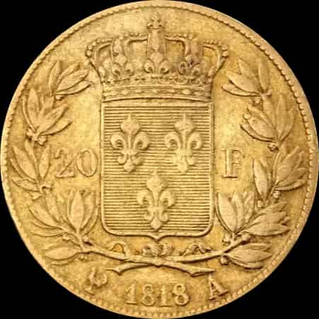 20 Franków Francuskich Ludwik XVIII - image 2