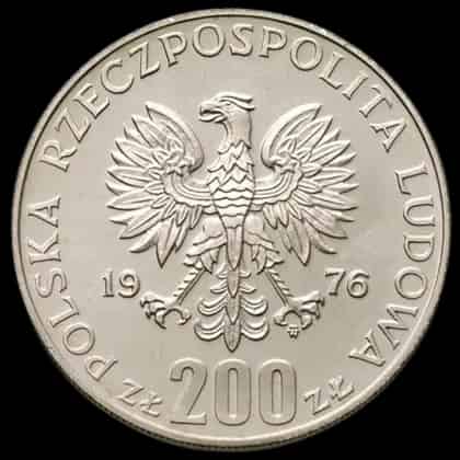 Srebrna Moneta Igrzyska XXI Olimpiady 1976 - image 2
