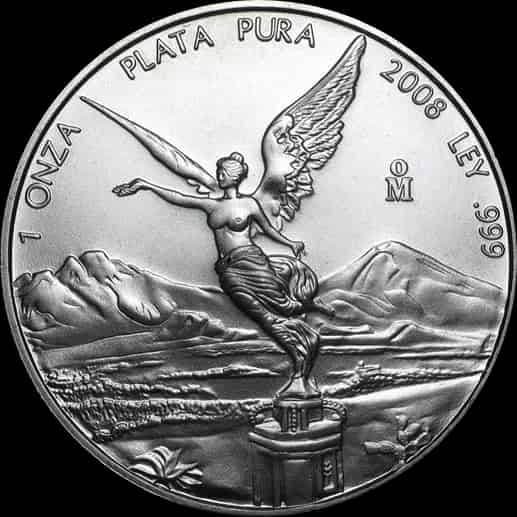 Mexican Libertad 1 uncja srebra 2008 - image 1