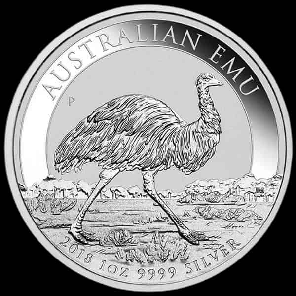 Australijski Emu 1 uncja srebra 2018 - image 1