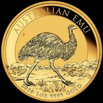 Australijski Emu 1 uncja Złota 2018 - image 1