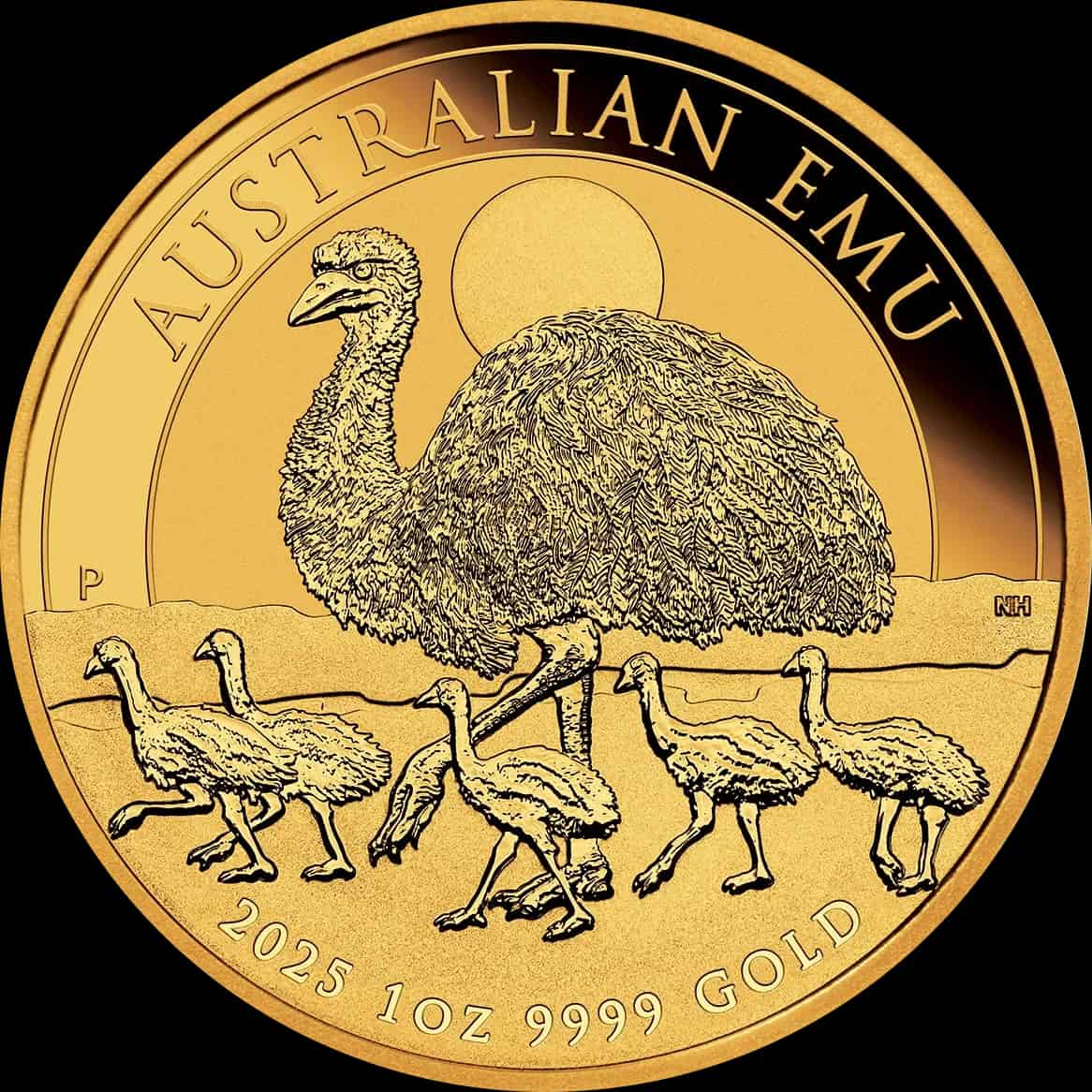 Australijski Emu 1 uncja Złota 2025 - image 1