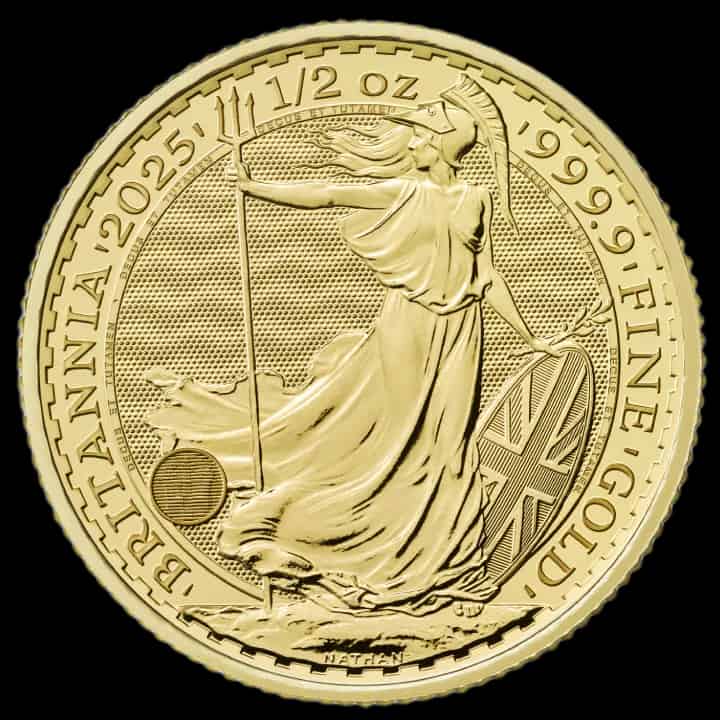 Britannia 1/2 uncji Złota 2025 - image 1