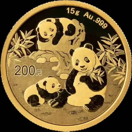 Chińska Panda 15g złota 2025 - image 1