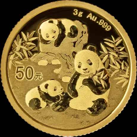 Chińska Panda 3g złota 2025 - image 1