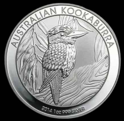 Kookaburra 1 uncja srebra 2014 - image 1