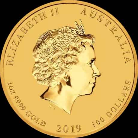 Lunar II Rok Świni 1 uncja Złota 2019 - image 2