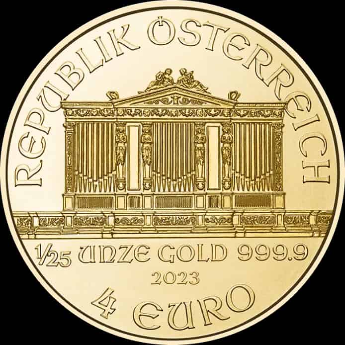 Wiedeński Filharmonik 1/25 uncji złota 2023 - image 2