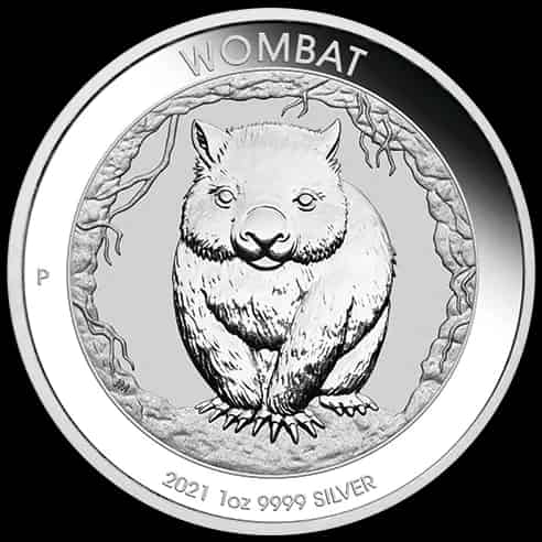 Australijski Wombat 1 uncja srebra 2021 - image 1
