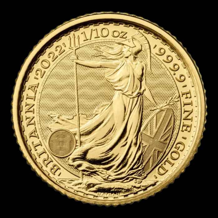 Britannia 1/10 uncji złota 2022 - image 1