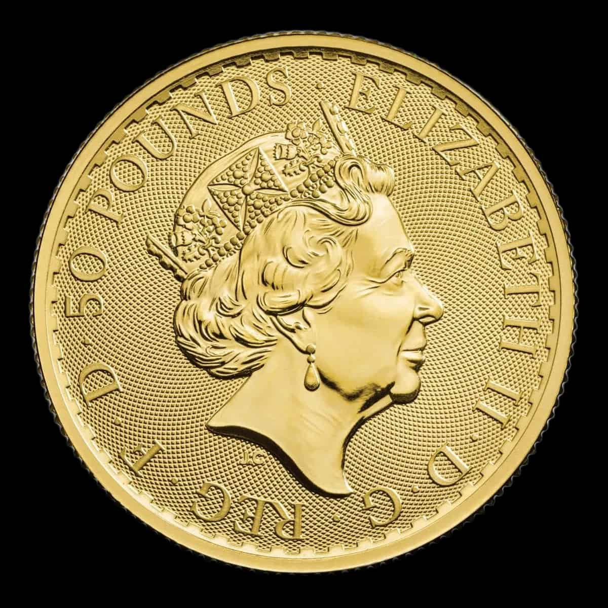 Britannia Królowa Elżbieta II 1/2 uncji złota 2023 - image 2