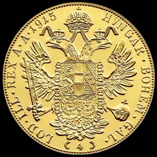 4 Dukaty Austriackie 1915 (Czworak) - image 2