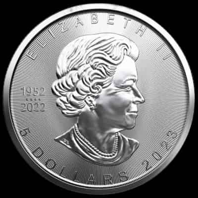 Kanadyjski Liść Klonowy 1 uncja srebra 2023 - image 2