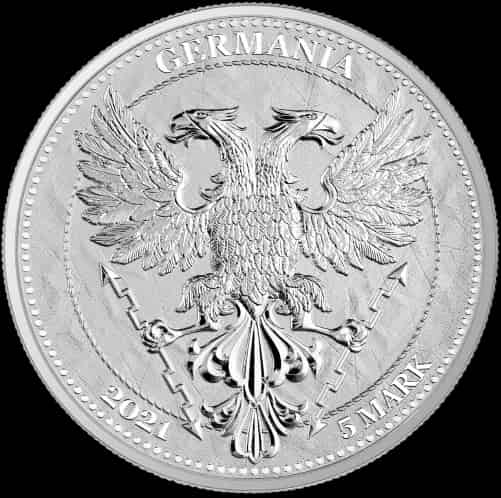 Mityczny Las Liść Kasztanowca 1 uncja srebra 2021 - image 2