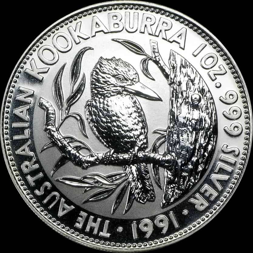Kookaburra 1 uncja srebra 1991 - image 1