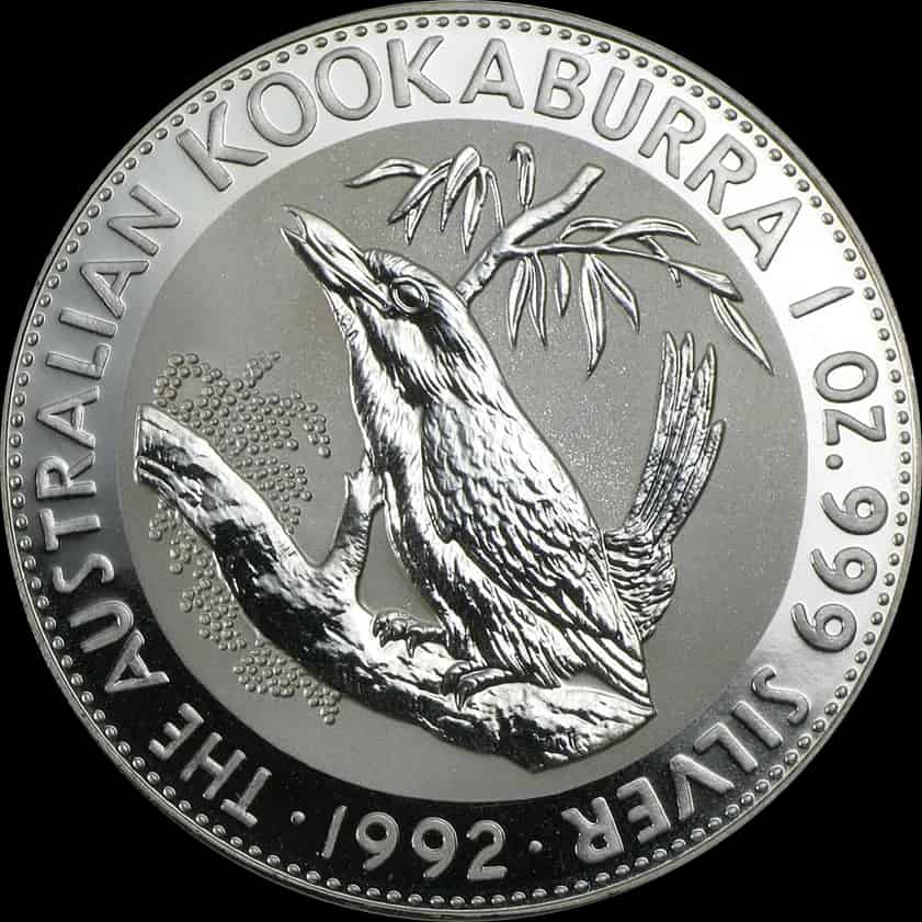 Kookaburra 1 uncja srebra 1992 - image 1