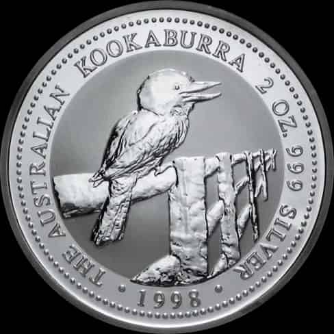 Kookaburra 1 uncja srebra 1998 - image 1