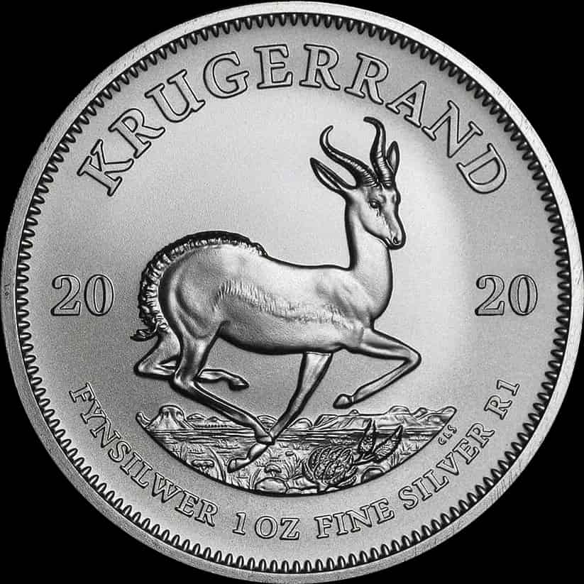 Krugerrand 1 uncja srebra 2020 - image 1