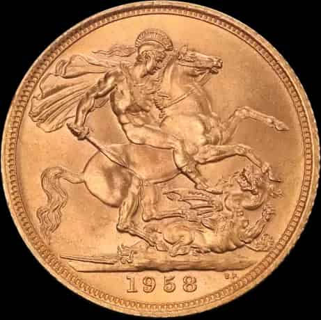 Złoty Suweren Elżbieta II Losowe Lata - image 2