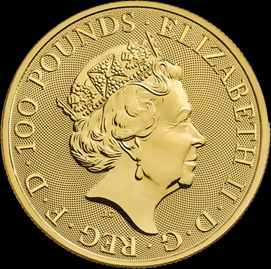 The Royal Tudor Beasts: Lion Of England 1 uncja złota 2022 - image 2