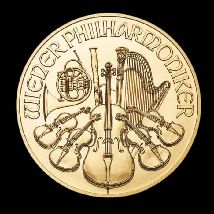 Wiedeński Filharmonik 1/10 uncji złota Losowe Lata - image 1